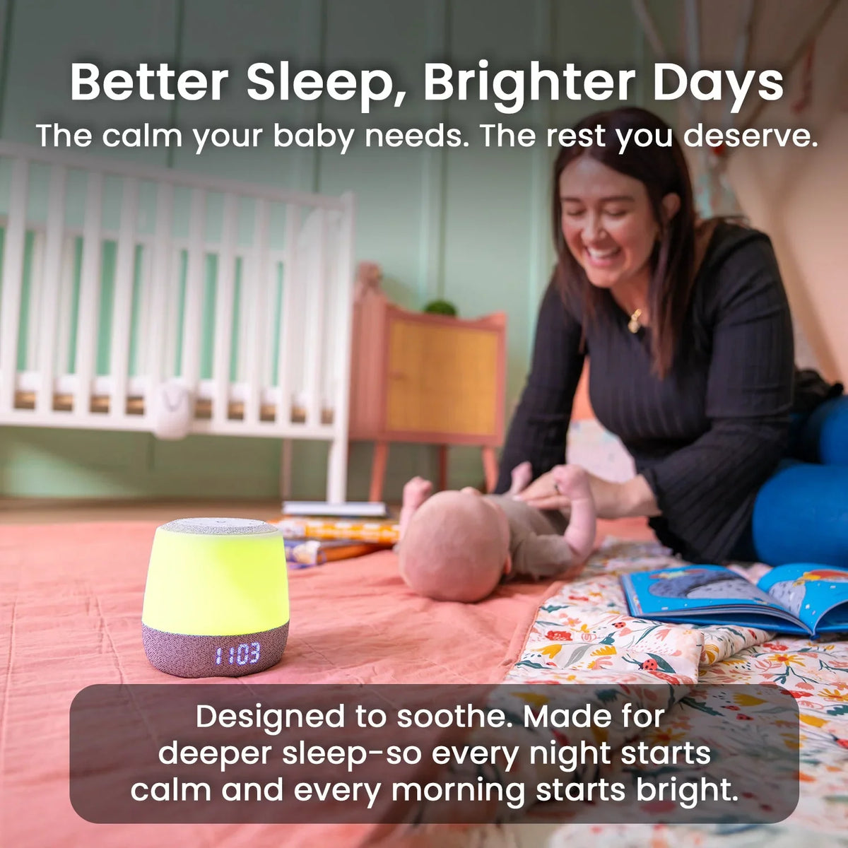 Babysense Dreamer 2.0: Baby Sleep Night Light & Sound Machine with White Noise - Babysense