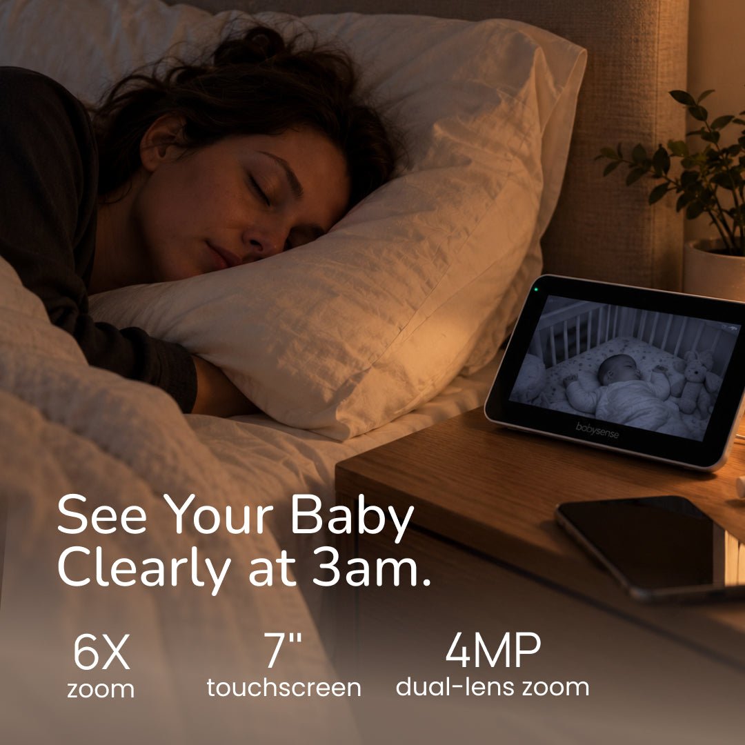 Touch™ Smart WiFi Baby Monitor | 7" Touchscreen - Babysense