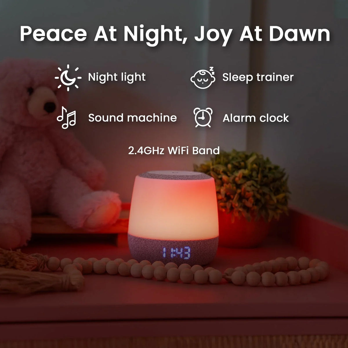 Babysense Dreamer 2.0: Baby Sleep Night Light & Sound Machine with White Noise - Babysense